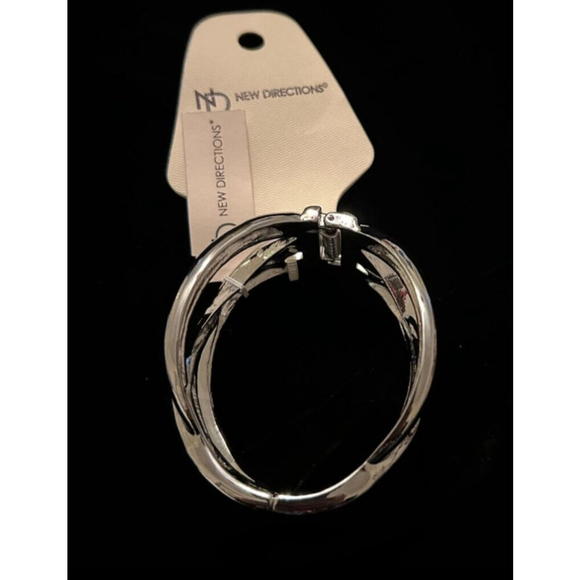 New Directions Silver Tone Metal Bracelet - Picture 7 of 7